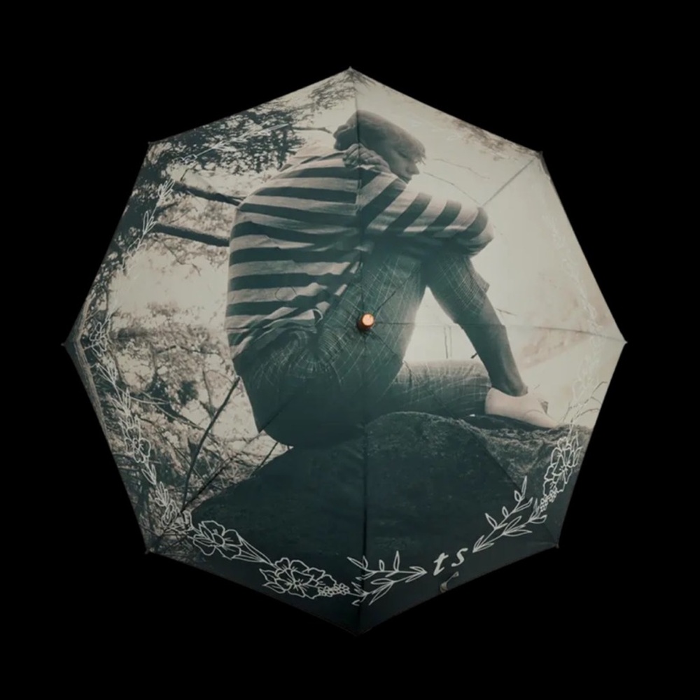 Taylor Swift - Please Picture Me Umbrella FOLKLORE ALBUM HOLIDAY COLLECTION RARE